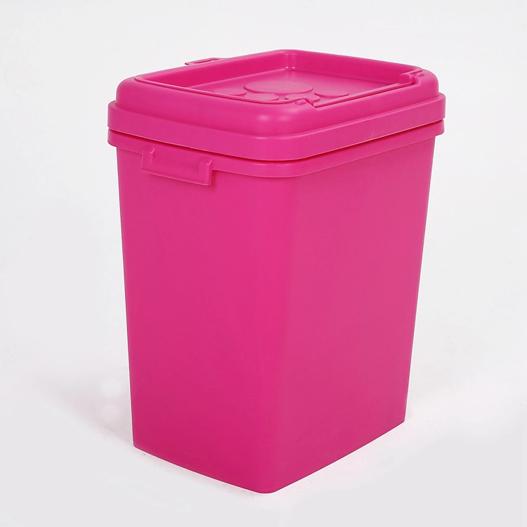 High quality/High cost performance  40liter Custom Logo Stackable Airtight Plastic Pet Food Storage Bins