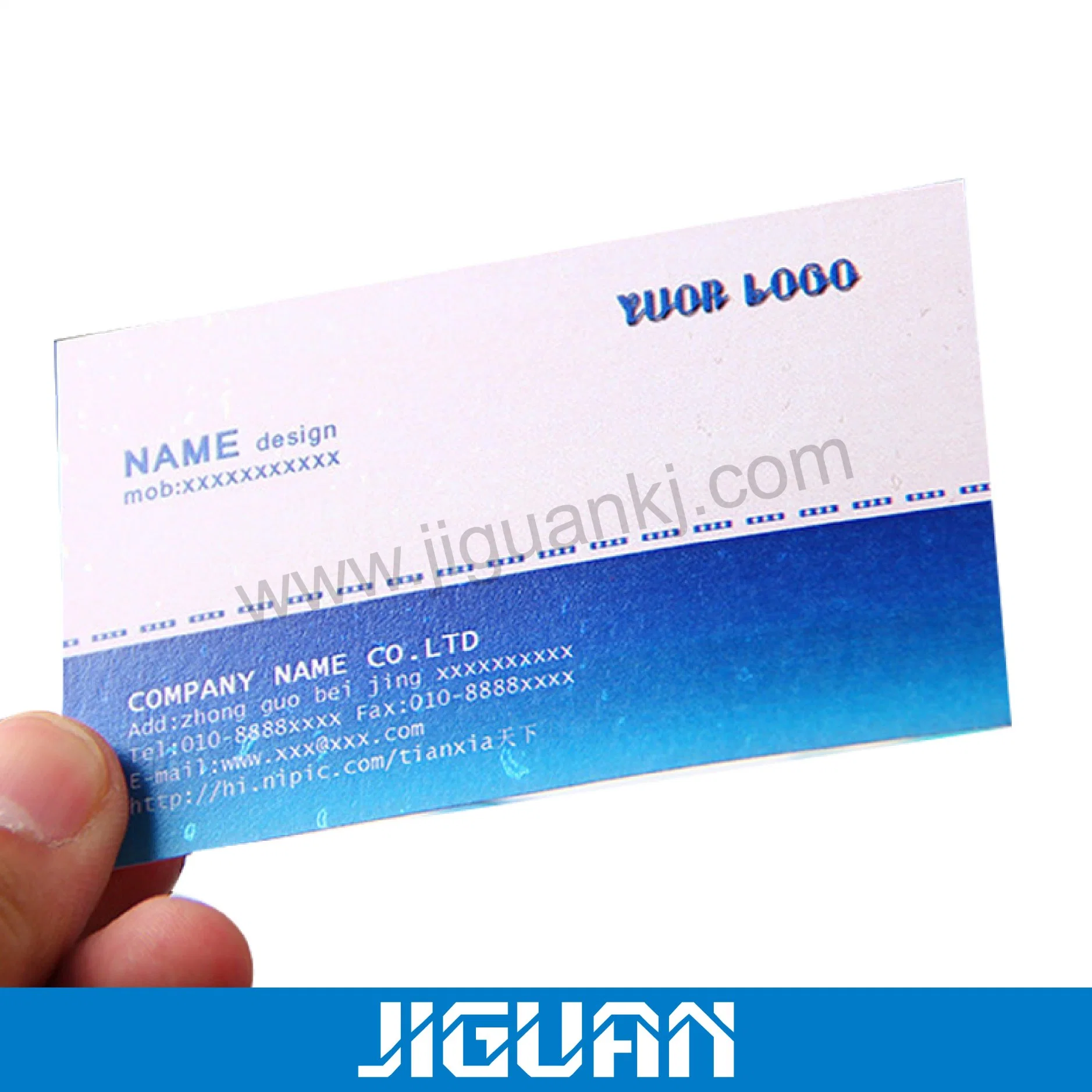 New Design Printed Embossed/Debossed Business Cardnew Design Printed Embossed Card