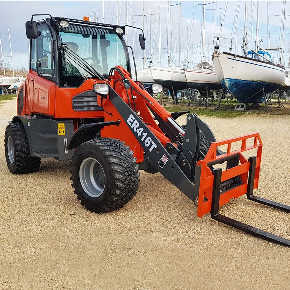 Manufacture 1.6ton Everun ER416T Compact China Loading Shovel mini wheel loader