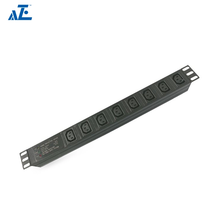 1u Rack Mount 8 Ways IEC C13 PDU