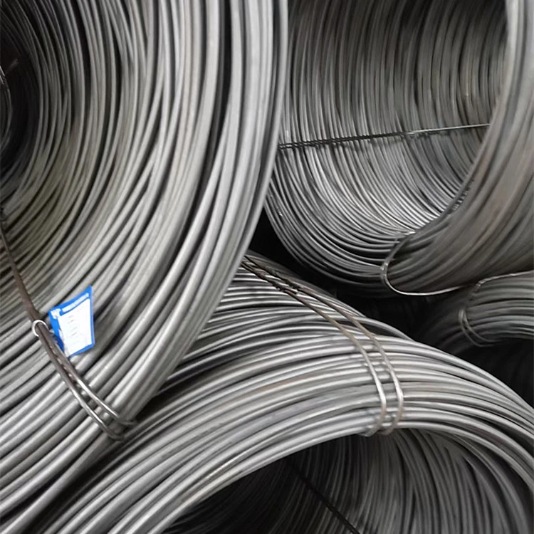 Rolled Packing SAE1008 SAE1006 Q215 Q235 6.5mm 7.0mm Ms Carbon Steel Wire Rod Iron Wire