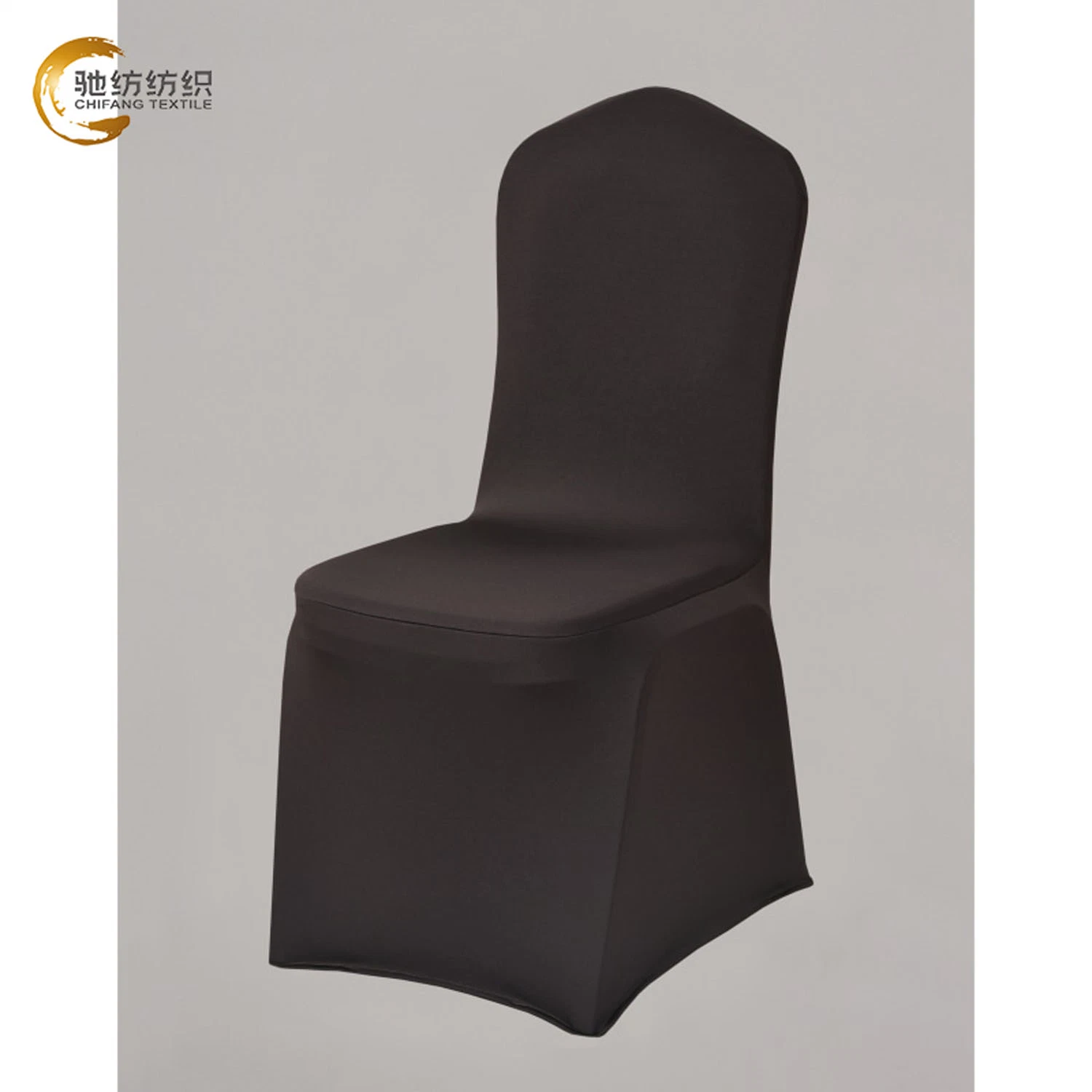 Wholesale/Supplier Universal Durableblackstretchable 100% Poly Knitted Fabricc Haircovers for Wedding Party Chair Covers