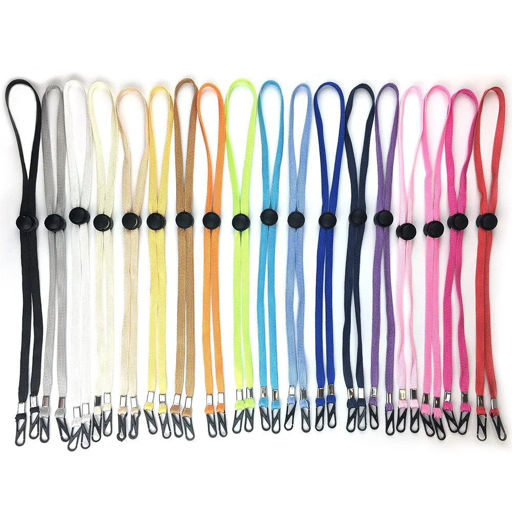 Gesichtsmasken Lanyards Einstellbare Länge Customized Farbe Halter Halsband Brille Rosa Gesichtsmaske Lanyard für Kind