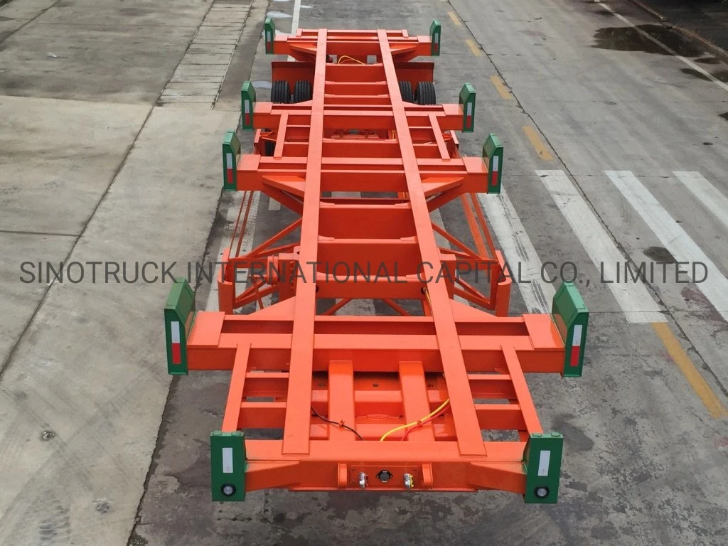 High quality/High cost performance  Tri-Axles 60t/80t Lowboy Excavator Transport Lowbed Semi Trailer