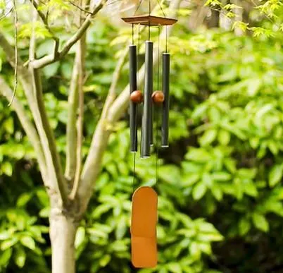 Para el Regalo de duelo 36/48 pulgadas, 5 tubos, Bronze Memorial Wind Chimes