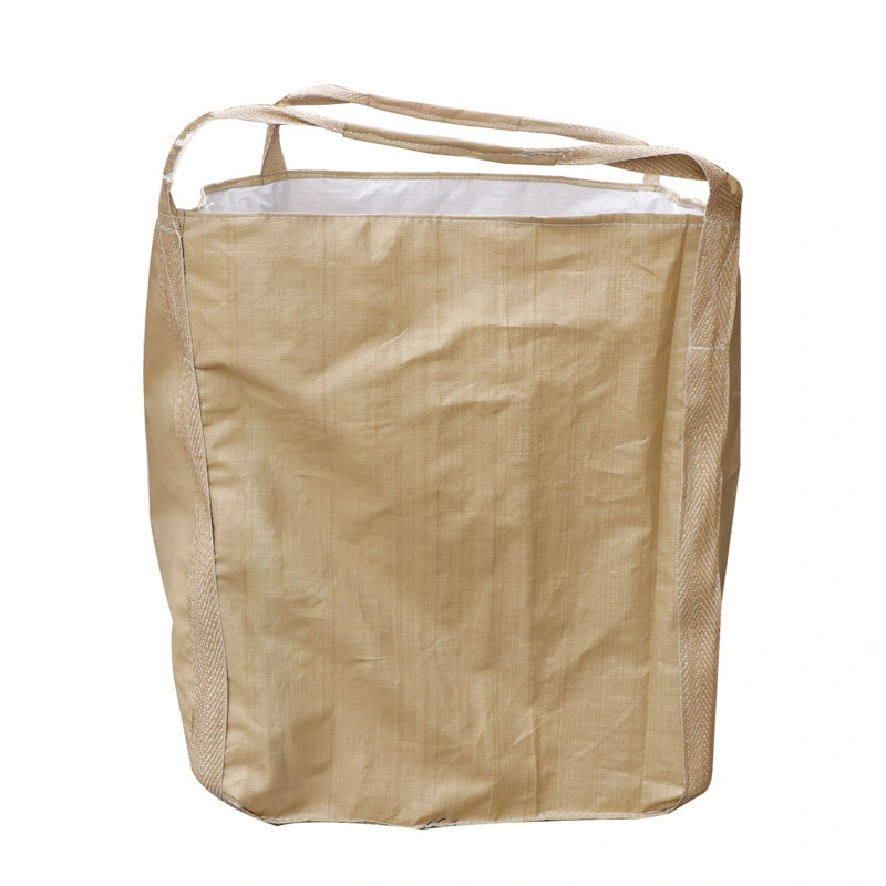 Jiaxin Ton Bag China Bulk Bag Manufacturing PP FIBC 1 Ton Bag Q Baffle Jumbo Bag Bulk Bag for Packaging Construction Material Wood Chips Pellet Ton Bag of Sand