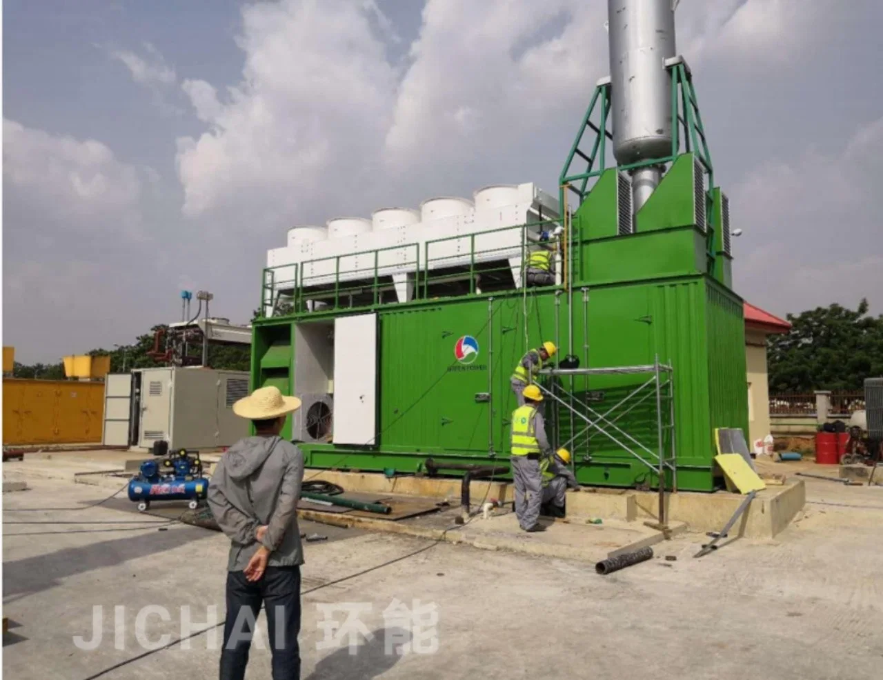 2MW 2000kW Generador de cogeneración de potencia de pistón de gas natural (2000GF9-T)