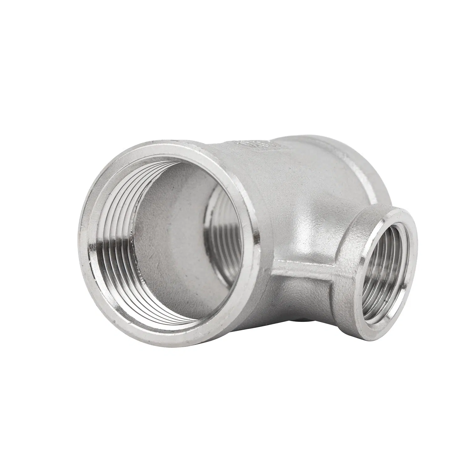 1/2 Inch Female Tee NPT T Shaped 3 Way Casting Pipe Fitting