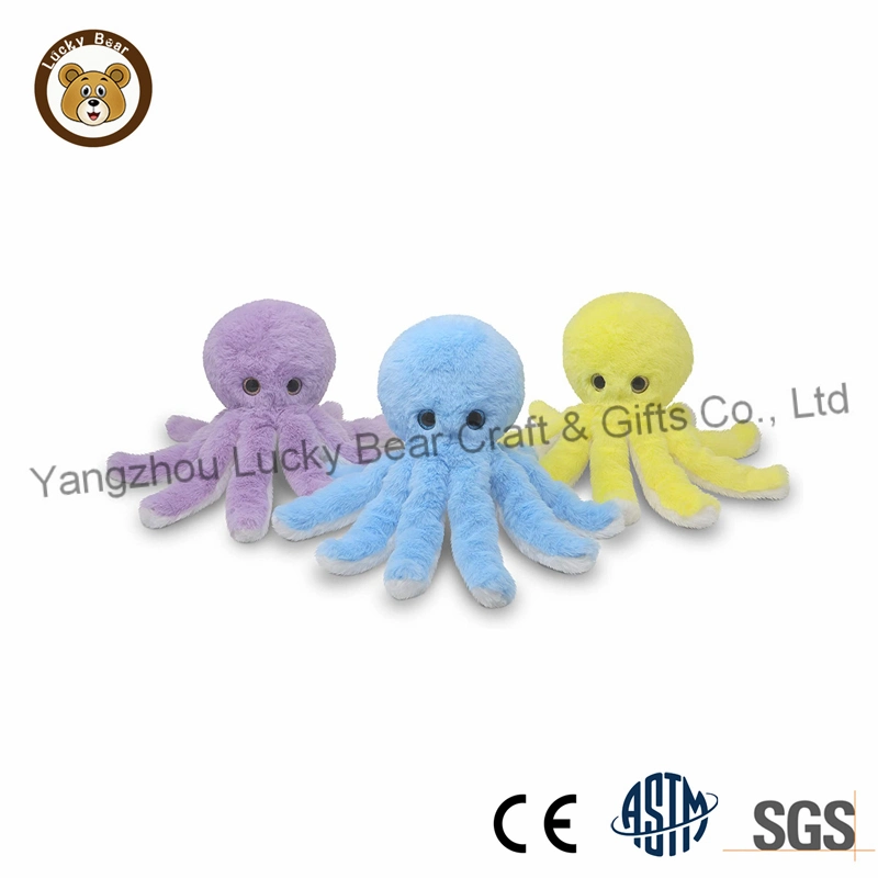 Wholesale Cute Octopus OEM Logo Design Custom Soft Plush Sea Animals Baby Stuffed Toys