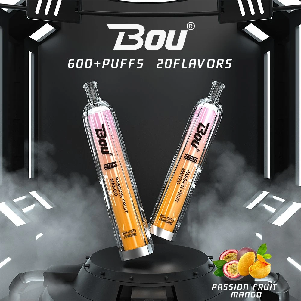 Bou Star prix d'usine Vape stylo jetable jouissent de gros de vente chaude Shoppping 600 bouffées