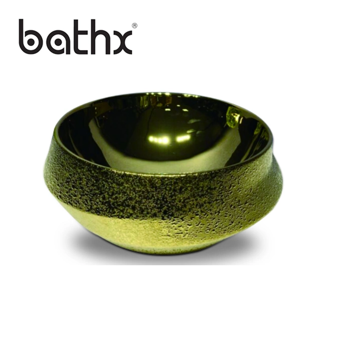 Artistic Hand Made Pottery Sink Basin Modern Design Green Product