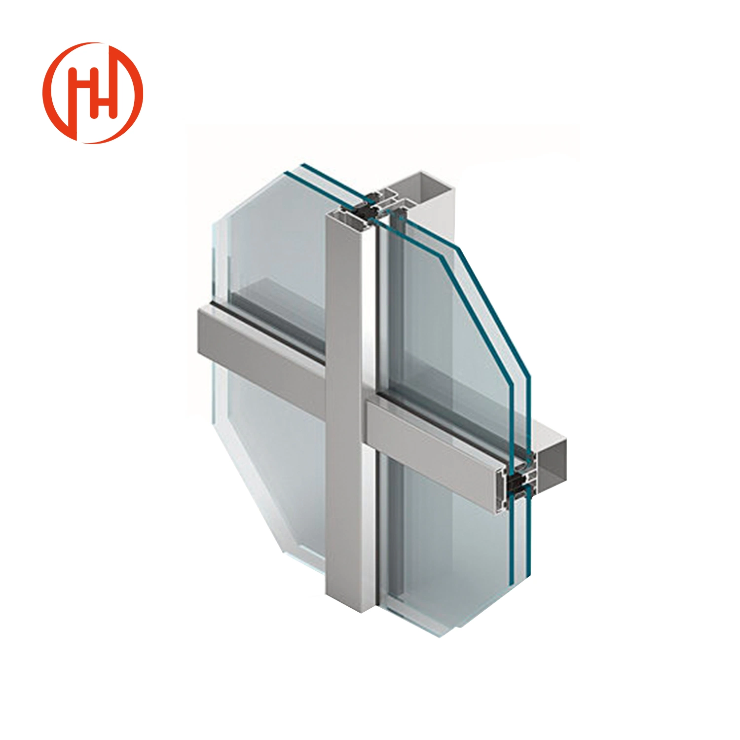 Aluminium Profile Hot Selling Glass Facade Building Aluminum Curtain Wall Suppliers Structural