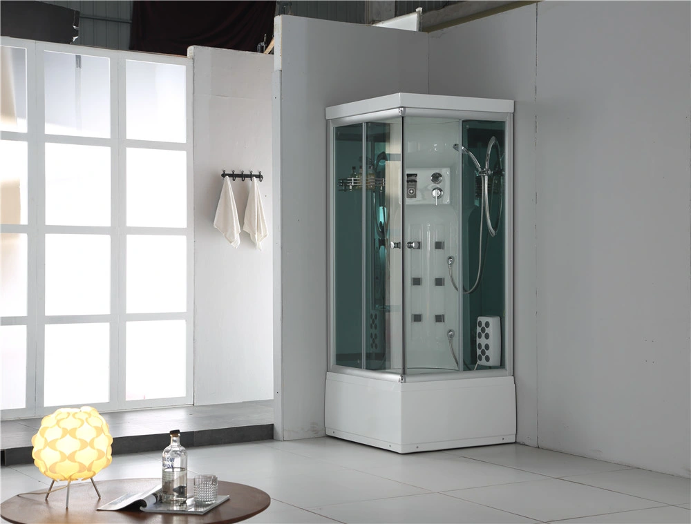 Foshan Factory Small Size Cheap Square Acrylic Shower Steam Sauna Cabin (Y844)