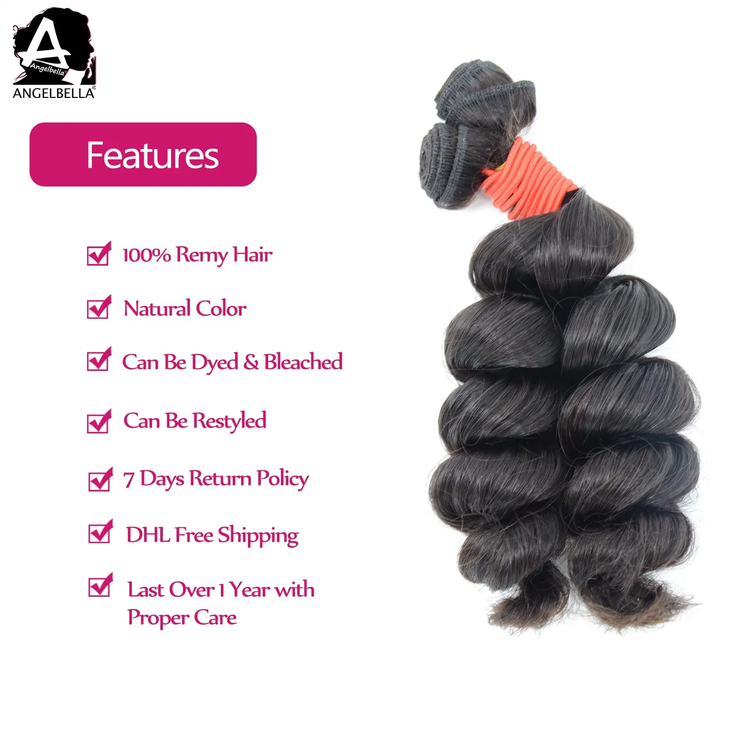 Angelbella New Design Remy Hair Bundles Romance Curl New Styles Human Hair