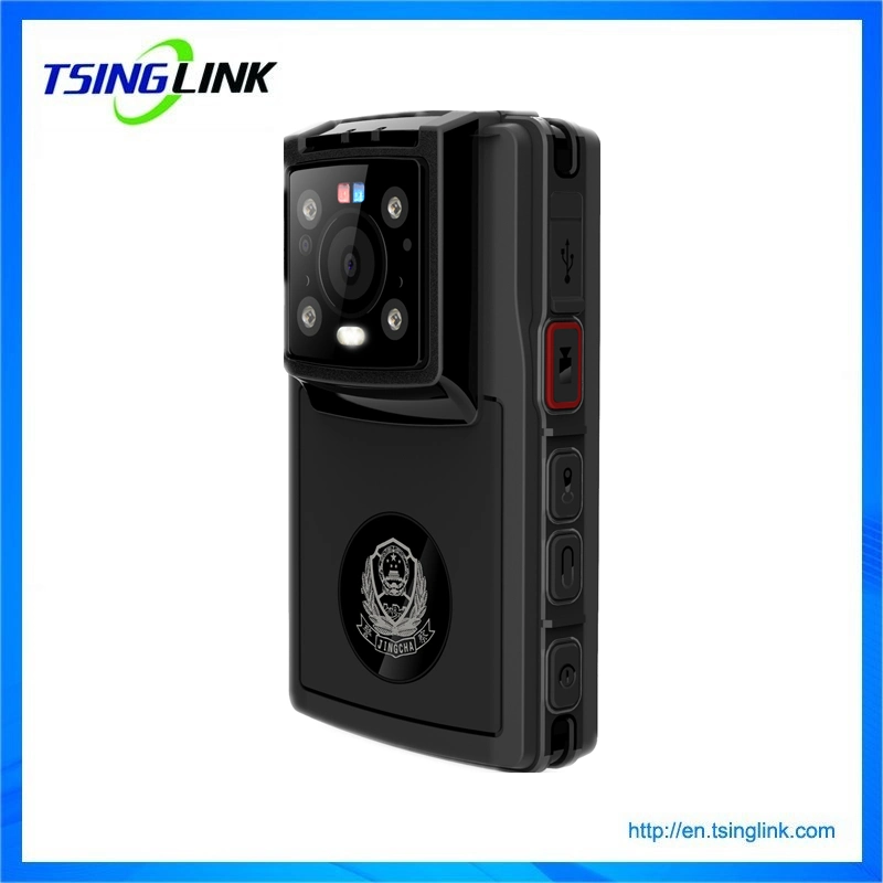 Waterproof 4G WiFi GPS Large Battery Mini Security DVR Police-Style Wearable Body Worn Camera