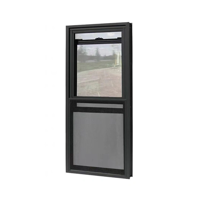 Energy Effective Interior Single Glazed Vertical Aluminum Double Pane Hung Sliding Window for Office