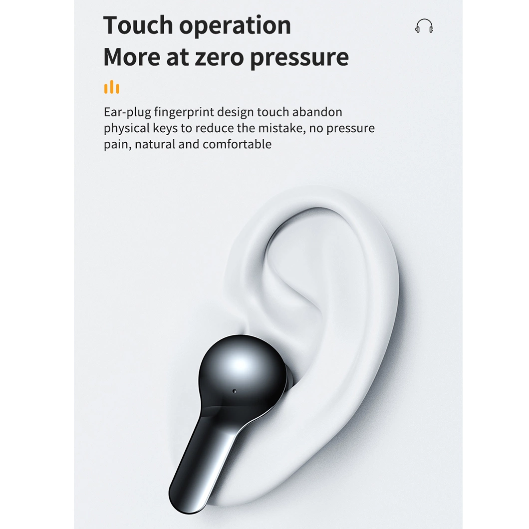 Shenzhen Factory in-Ear Headphone Tws Earbuds Wireless Earplugs Bluetooth Earphone with Mobile Handsfree Earpiece for Apple Airpods iPhone Smart Phone