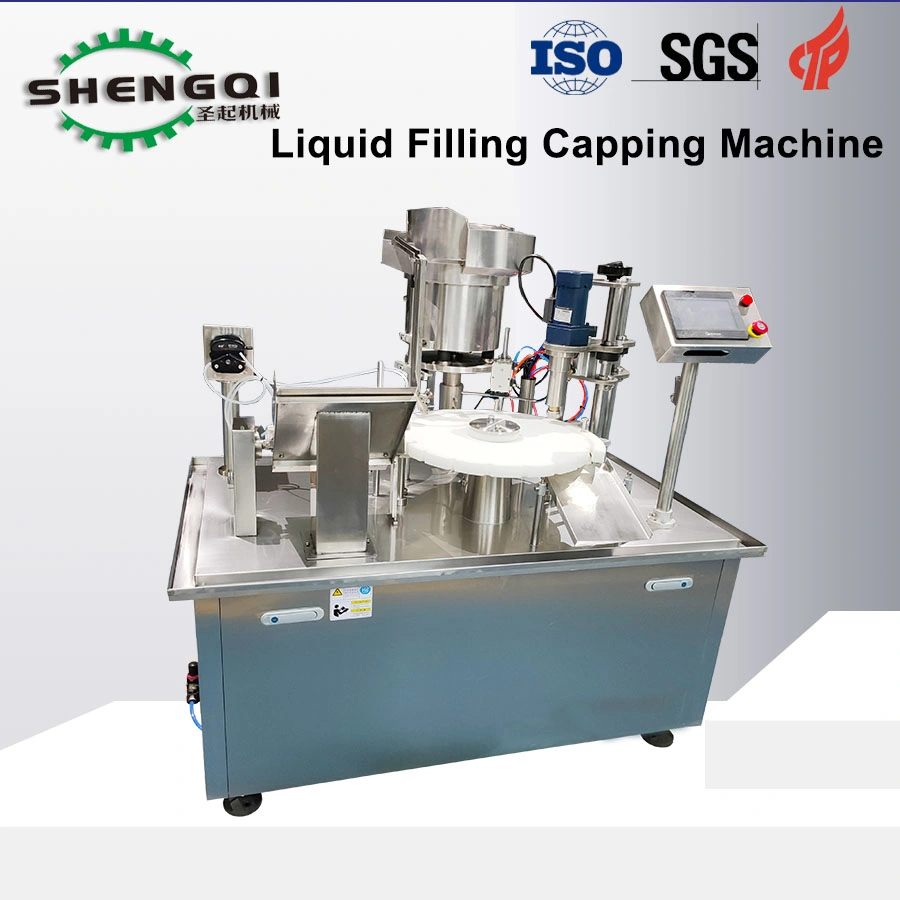 Pharmaceutical Cough Syrup Filling Machine for Glass or Pet Bottles