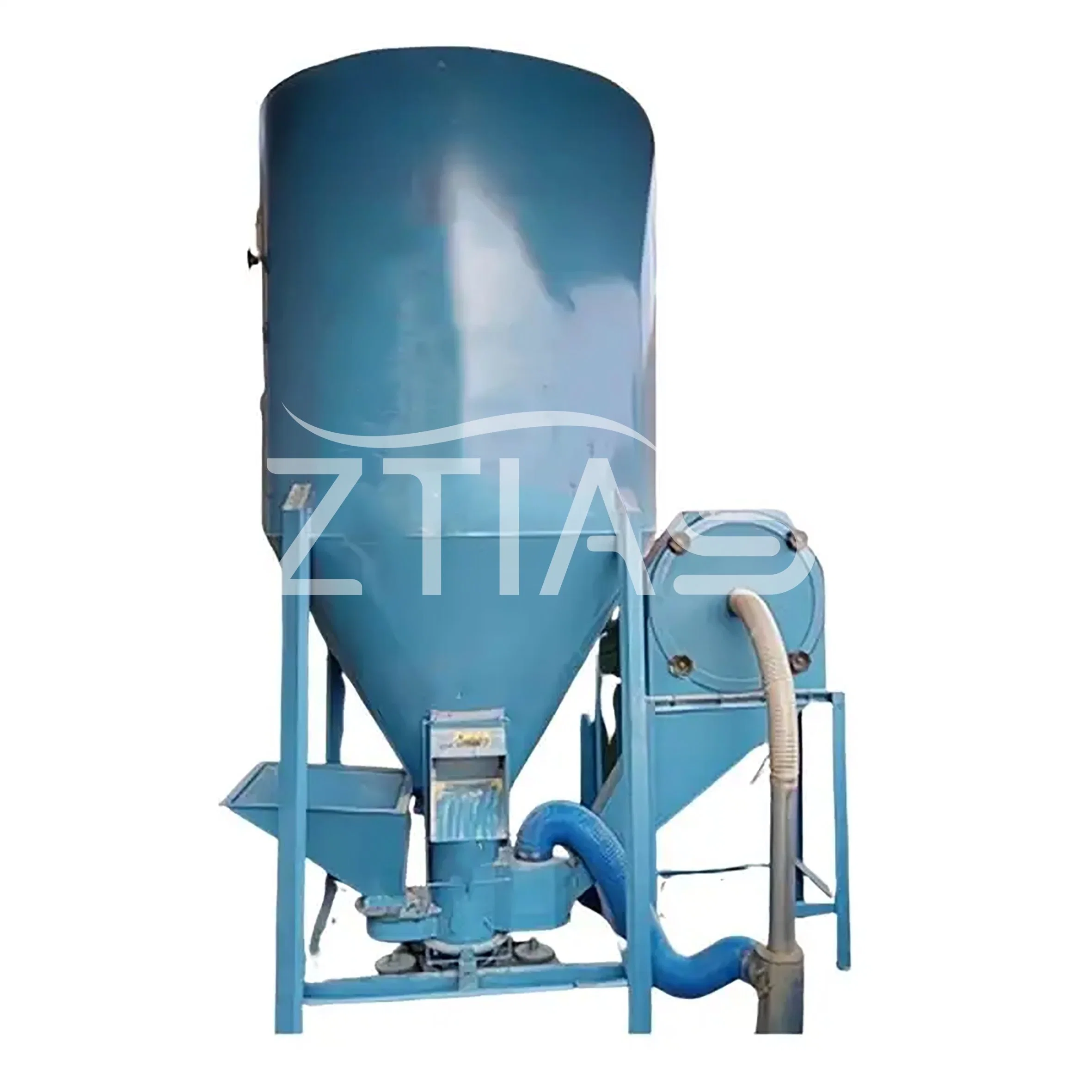 Vertical Feed Processing Equipment Peanut Plastic Granule Animal Feed Mixer Vertical Grain Mixer Machine