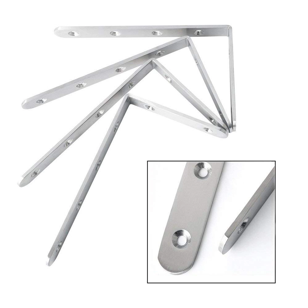 Custom Heavy Duty Steel L Shaped Metal Brackets