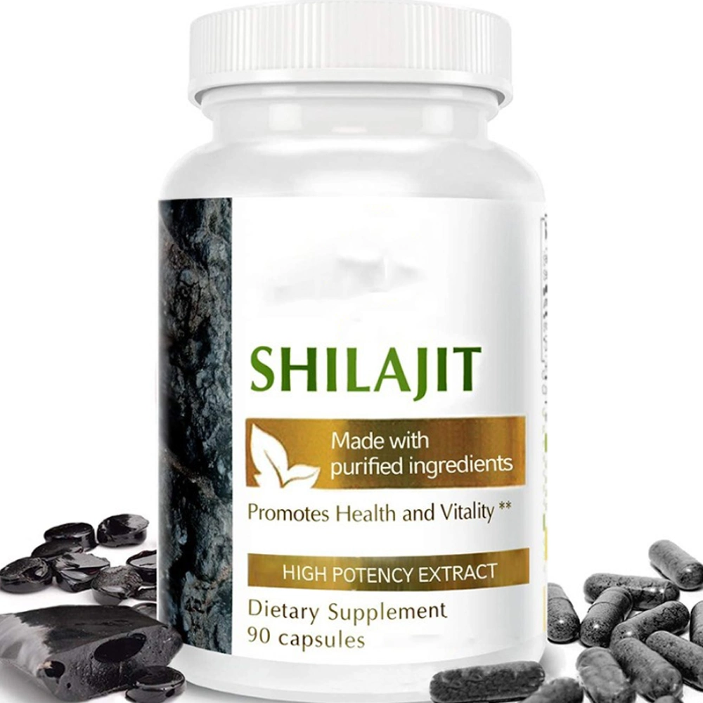 OEM Top Health Food Selling Shilajit Capsules for Strength Stamina and Power Capsules Shilajit Capsules