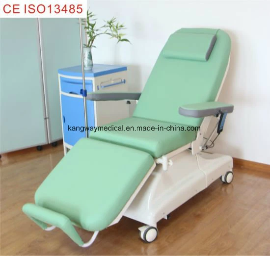 Electric Medical Infusion Chair Blood Donation Chair Reclining Dialysis Chair
