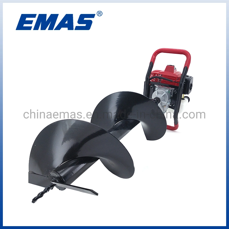 Emas Petrol Earth Auger Drilling Machine 63cc