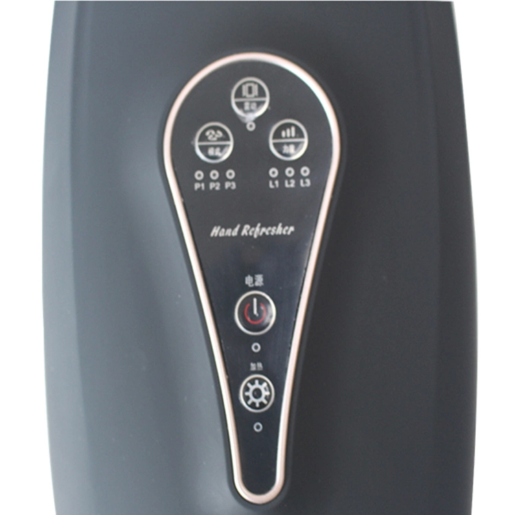 Massagem de cuidados de saúde da palma da mão para terapia com ponto de compressão de ar Shiatsu Máquina vibradora massajador elétrico para as mãos sem fios com calor