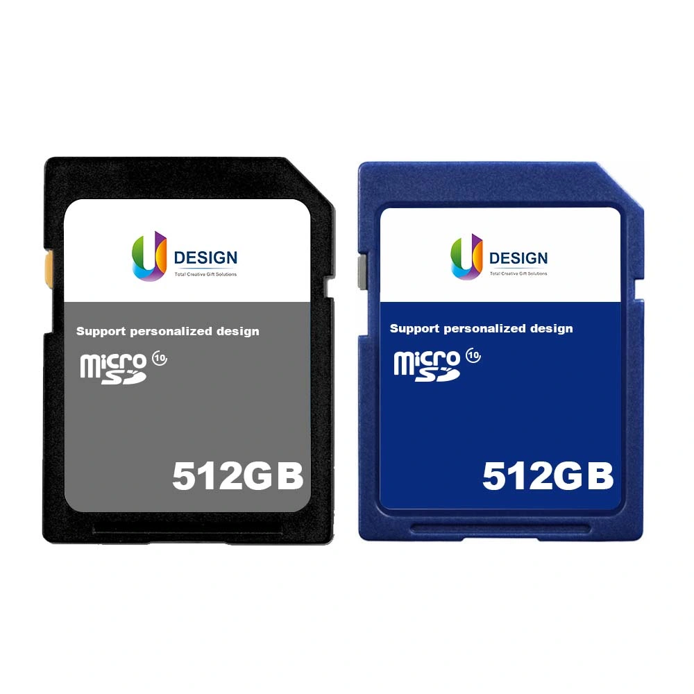 Cartão de memória SD de 64 GB e 128 GB de capacidade real para Câmara/smartphones