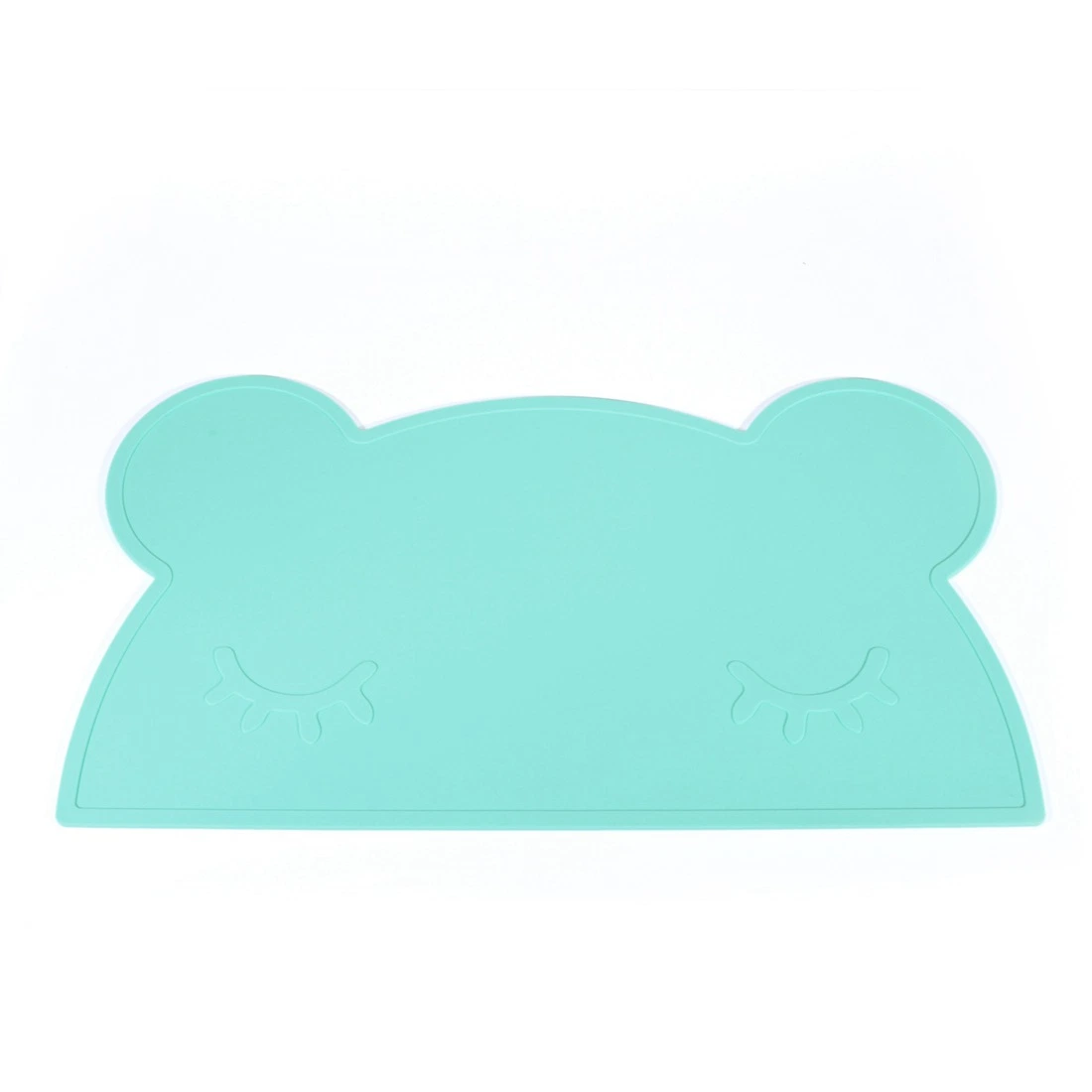 L'ours de couleur réutilisables en silicone de tapis de cuisson en silicone Baby Récapitulatif de fonctionnement table silicone mat mat d'alimentation en silicone