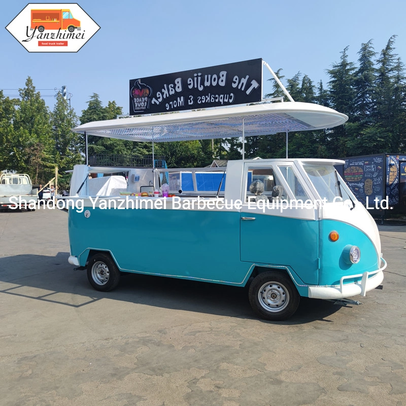 Kaffee Lebensmittel Warenkorb Camper Van Mobile Pizza Anhänger Elektro-Lkw Mobile Bar Ice Cream Food Truck Bus zum Verkauf