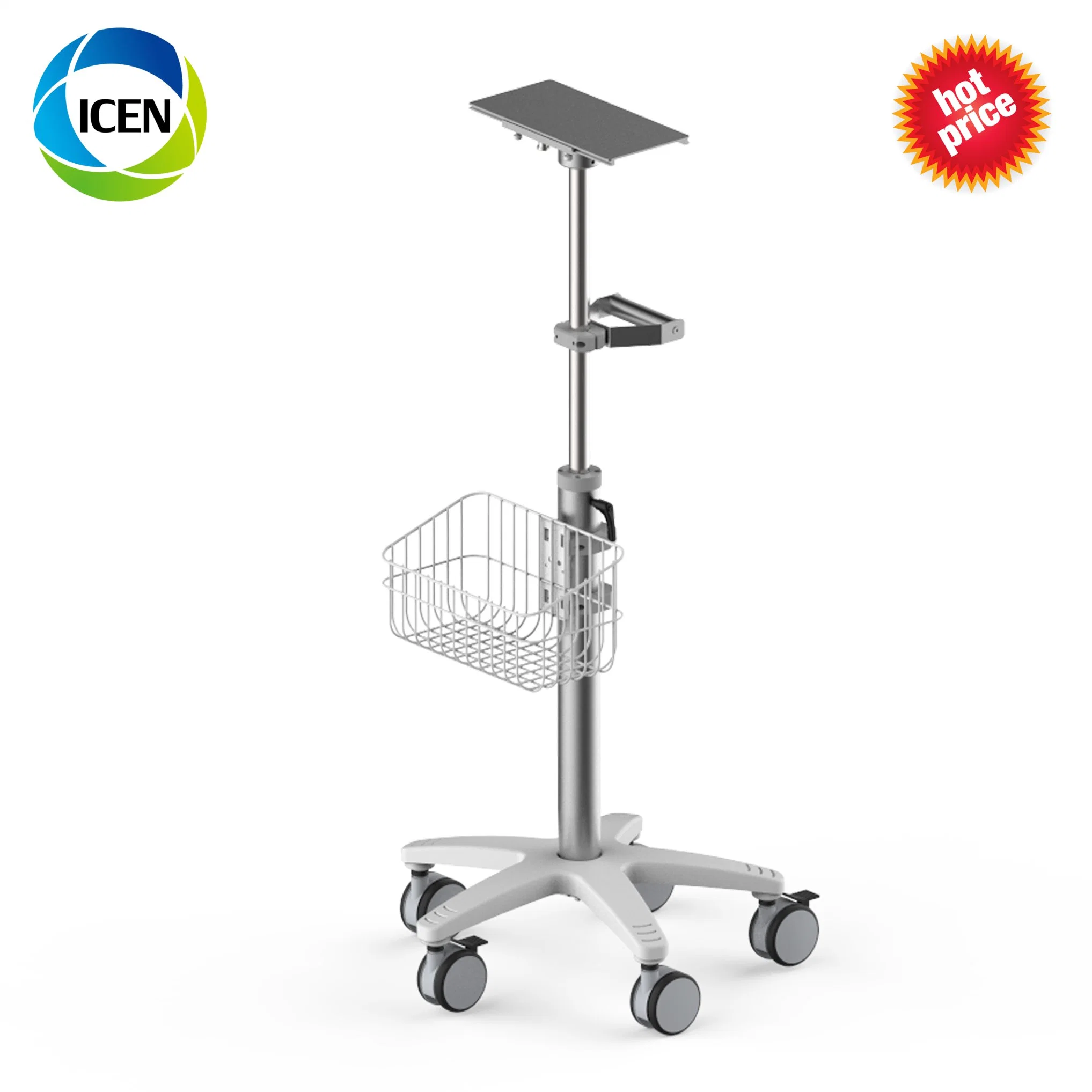 En-C1 Les postes de travail mobile de l'hôpital mobile ordinateur portable de produits médicaux Panier chariot moniteur patient