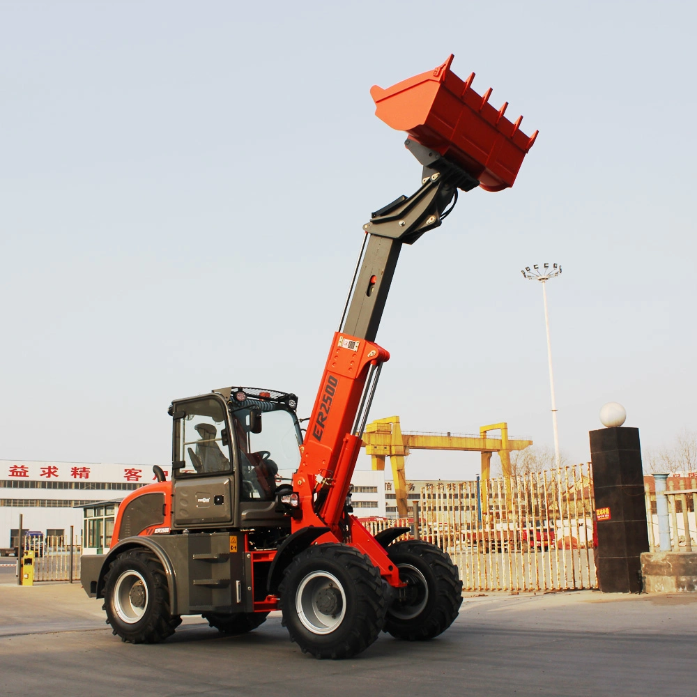 High quality/High cost performance  Chinese Factory Supply Everun ER2500 2.5ton Telescopic Wheel Loader