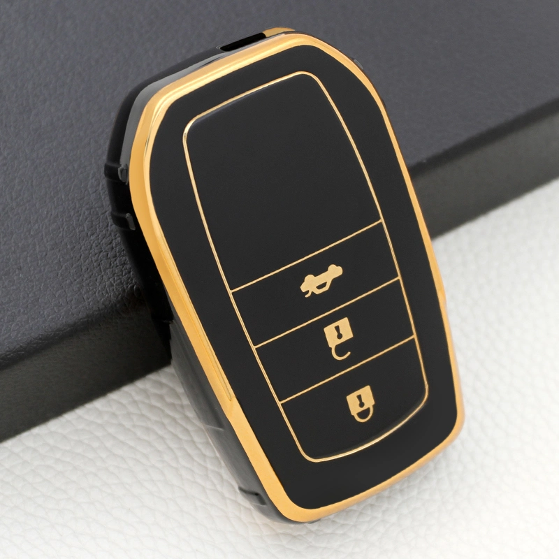 Hot Sales Gold TPU Smart Car Key Cover Protect for Toyota