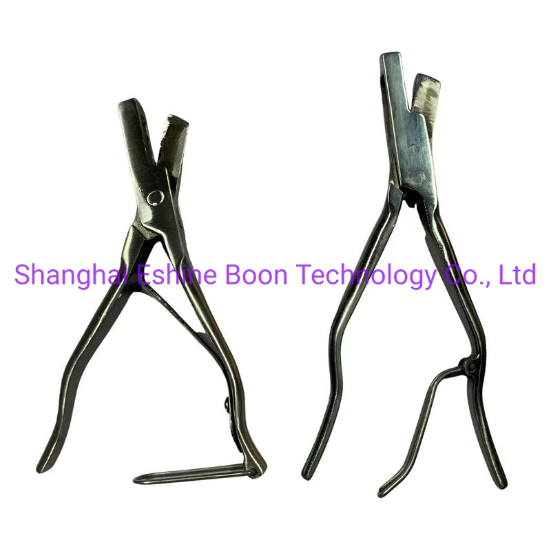 U Shape Pig Ear Pliers Pig Ear Forceps Deficiency