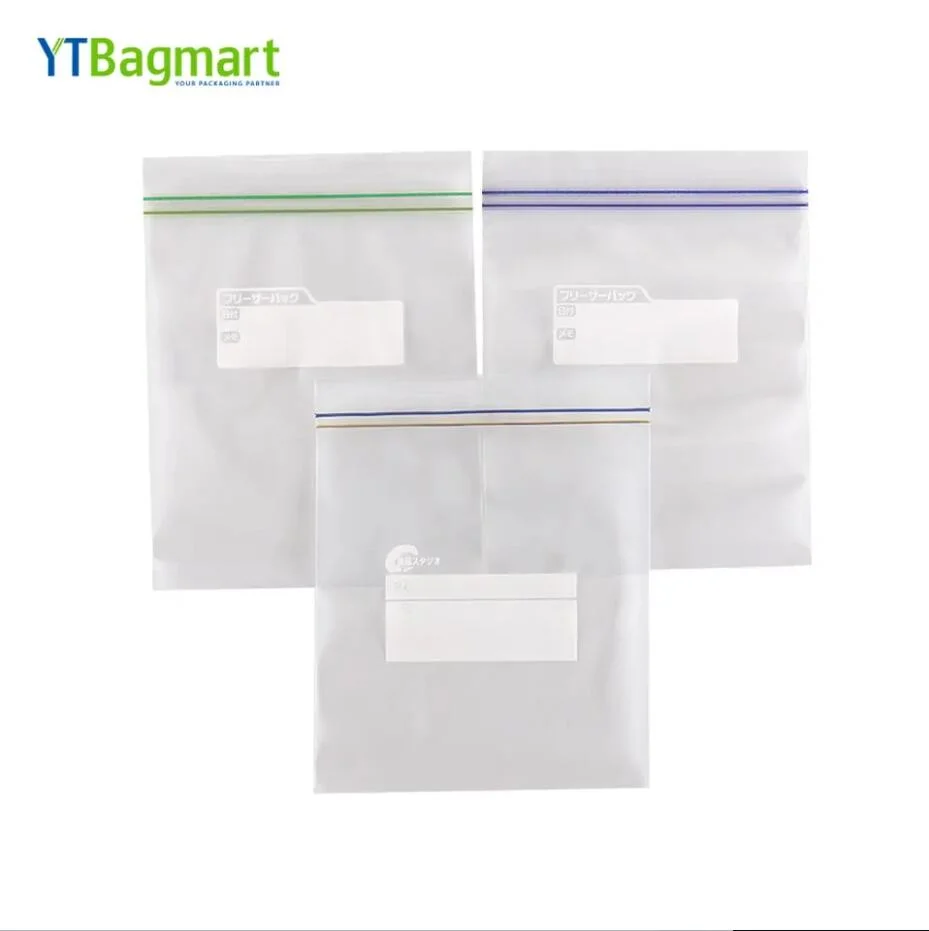 Customized Zip Pouch Bag Biodegradable Double Zipper Factory Price Food Bags Zip Bags Storage