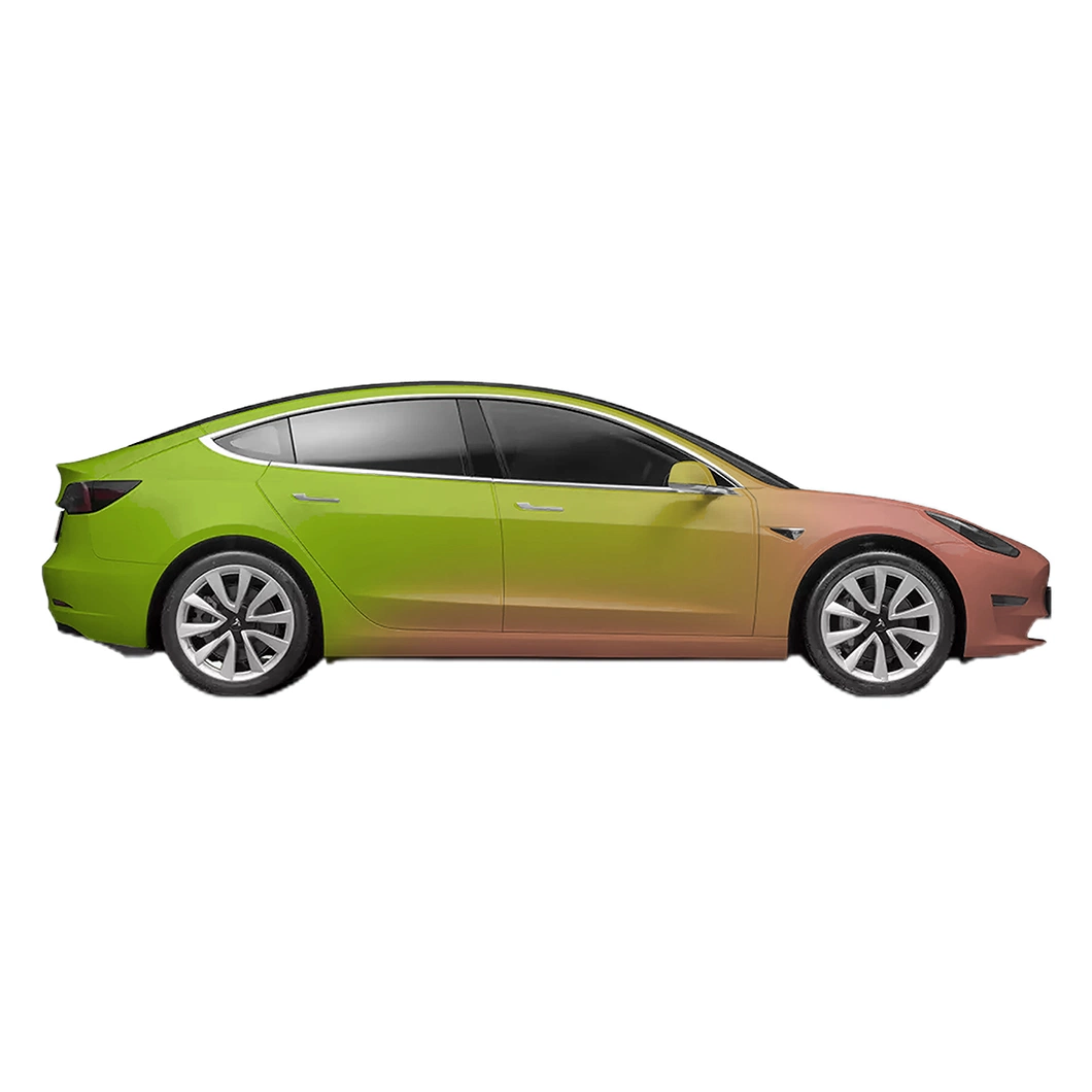 Beikaer New Arrival PVC Pet for  Tesla Model Series Lemon Candy Powder Car Wrap Vinyl Sticker