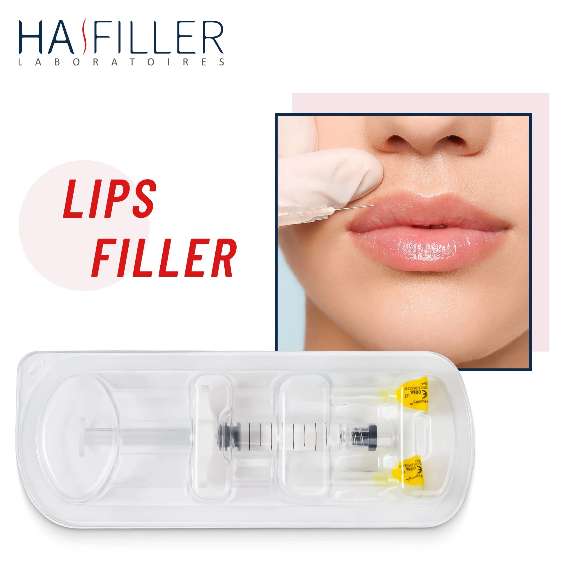 Medical Product Hyaluronic Acid 2ml Dermal Filler Facial Anti-Aging Lip Augmentation Filler Injection