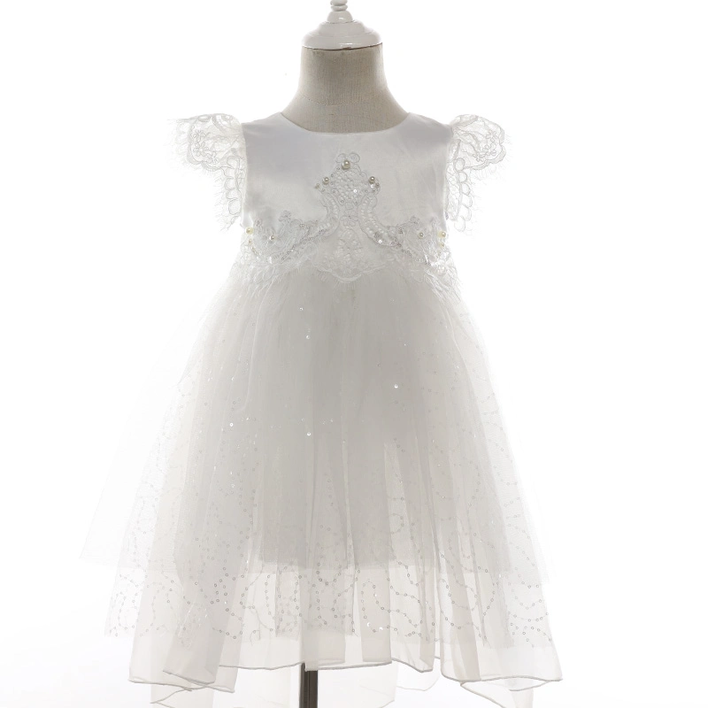 Designer Toddlers Girls Party Dresses Lace Applique Tull Prom Dresses for Wedding