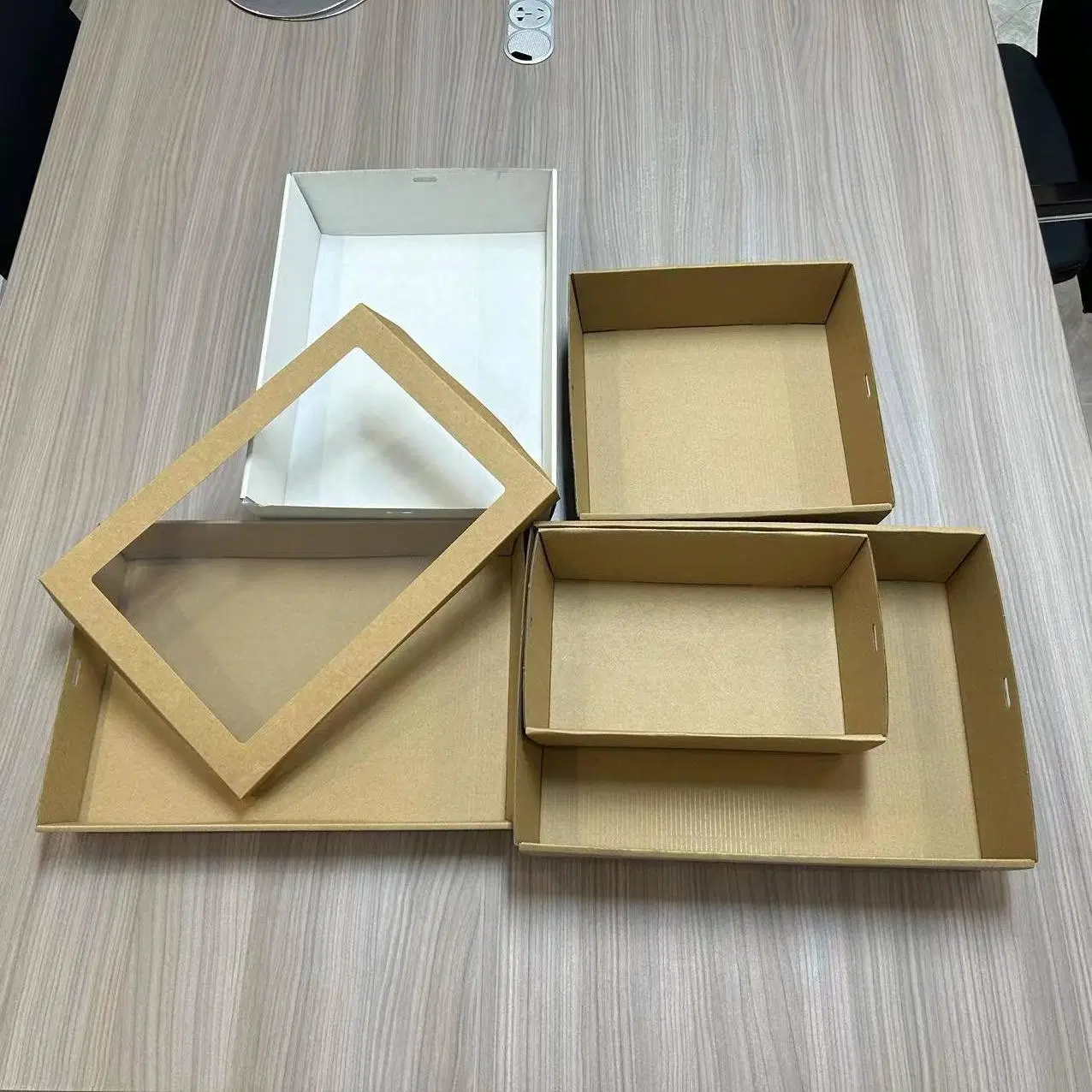 Biodegradable Corrugated Cardboard Outdoor Picnic Food Box