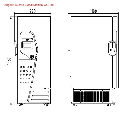 China CE Marked -86 Degree Pharmacy Laboratory Vaccine Medical Ultra Low Temperature Freezer Deep Refrigerator (DW-86L437T)