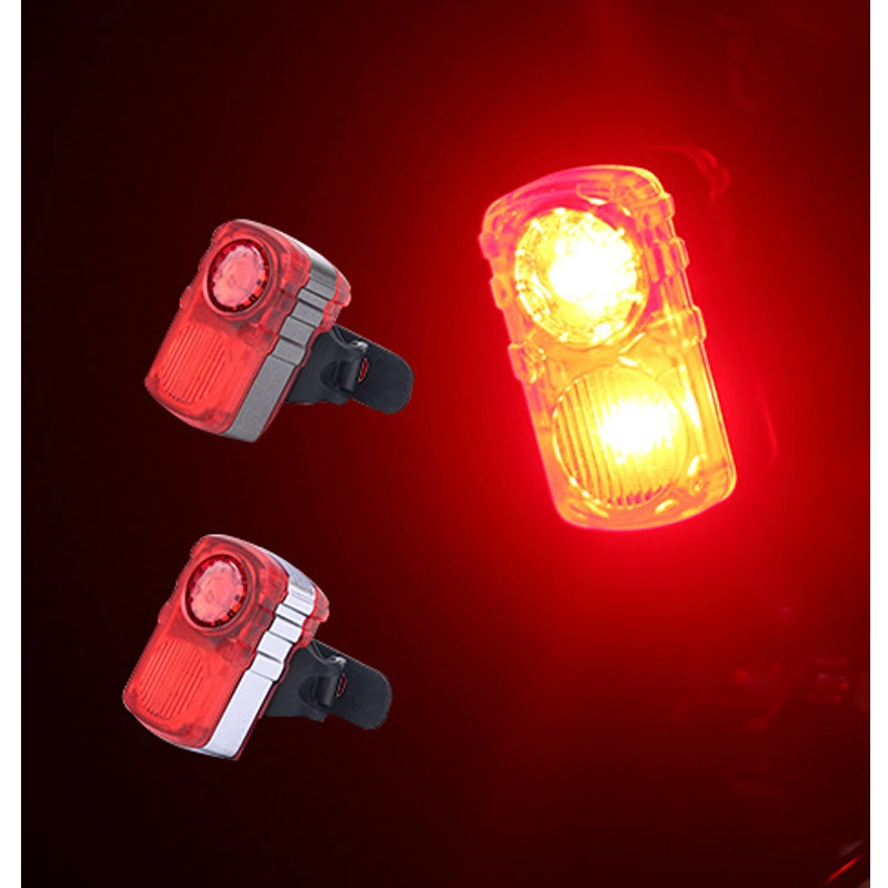 Faro de luz de bicicleta de ciclismo LED recargable Pack 2 Juego de luces de bicicleta