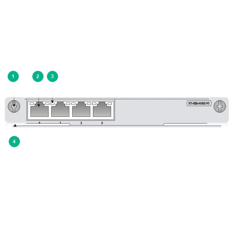 10base-T/100base-Tx/1000base-T Autosensing Ethernet Interface Modules Him-4gbe-V3/Him-8gbe-V3