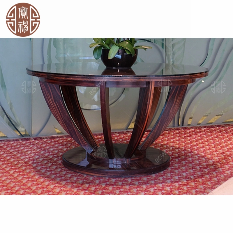 Hotel Public Area Round Consol Table for Putting Exhibit Display Flowers