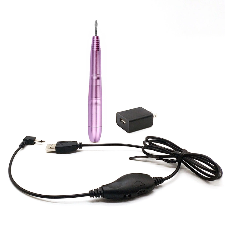 Portable USB 20000 Rpm Electric Nail Art Polisher Drill Pen