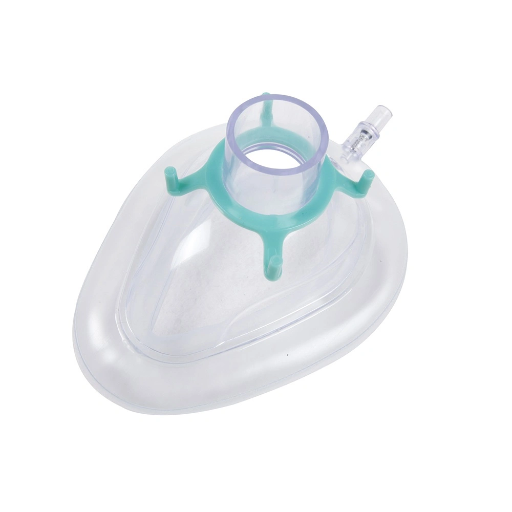 Médicos descartáveis PVC cirúrgica da almofada de ar de respiração Máscara de anestesia