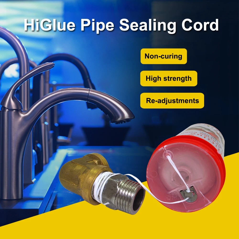 50m, 150m, 160m Water Pipe Steam Pipe Thread Sealant Thread Sealing Cord