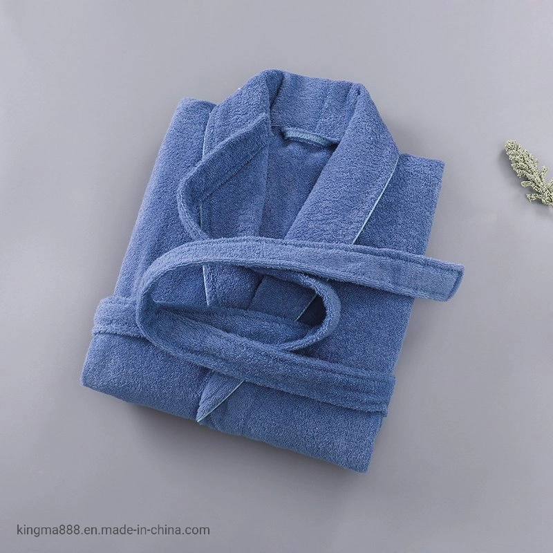 Promotion Gift Wholesale/Supplier Custom Terry Fleece Bathrobe Robe for Christmas