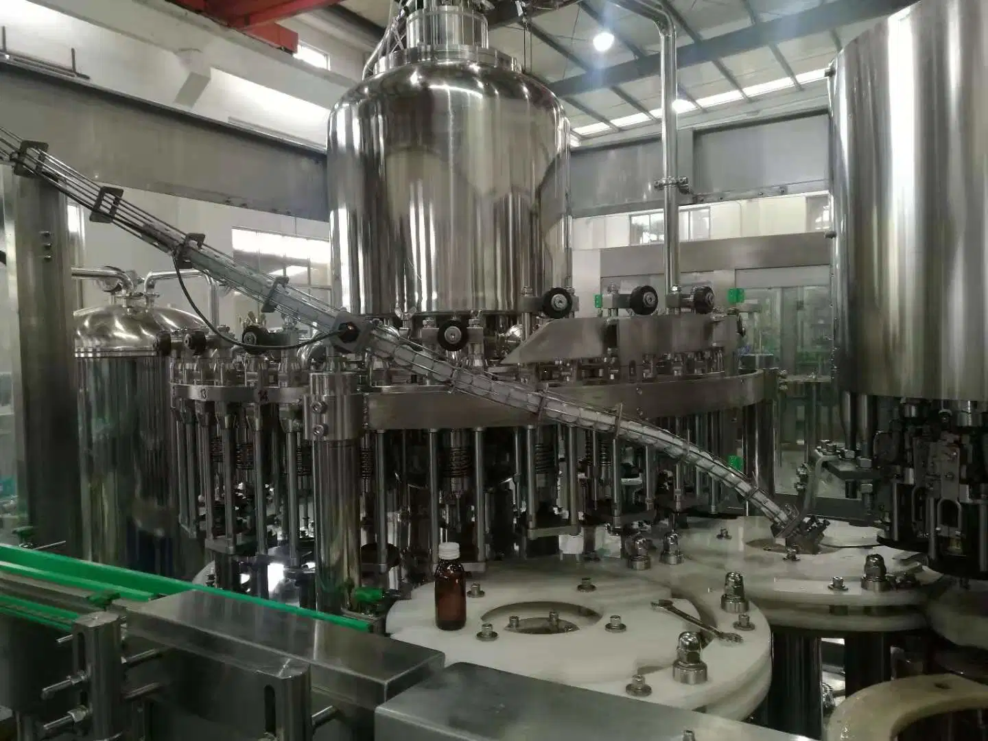 Electrically-Driven Various Liquid Capping Filling Sealing Labeling Line