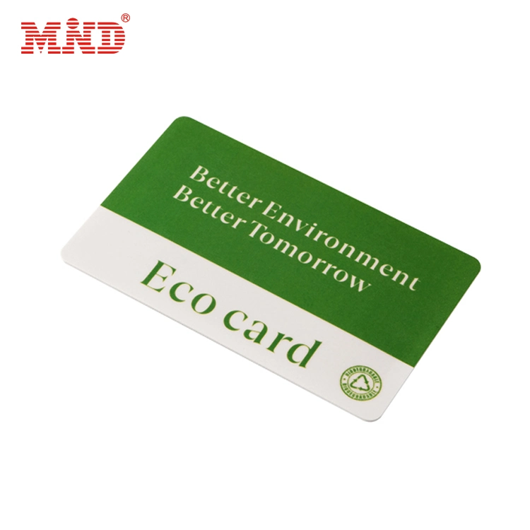 Eco friendly PVC reciclado Smart Hotel RFID TARJETA CLAVE